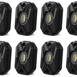 LED Rock Lights Kit White Light Flood Beam (4 UNIDADES) - BLANCO