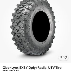 Obor Lynx SXS (10ply) Radial UTV Tire [32x10-14]