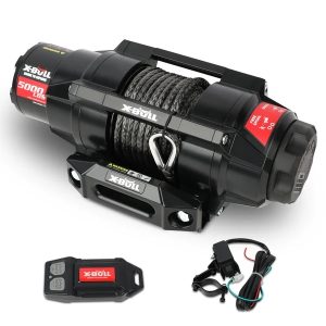 X-BULL 12V 2S
Series Electric
Winch
5000LBS 15M
Synthetic Rope
ATV UTV Boat
Trailer Winch