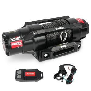 X-BULL 12V 2S
Series Electric
Winch
6000LBS 15M
Synthetic Rope
ATV UTV Boat
Trailer Winch