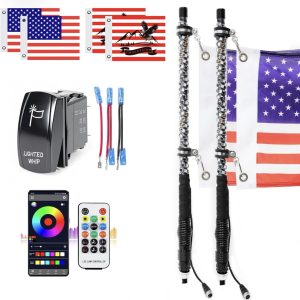 Kit de 2 LED RGB UNI‑SHINE de 2 pies con control por aplicación